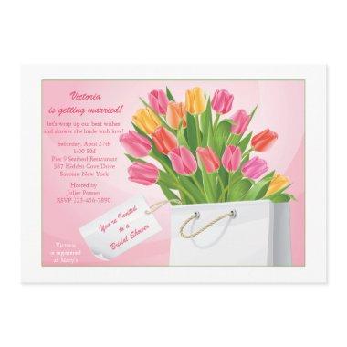 Tulips Bridal Shower Invitations