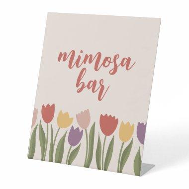 Tulips  Pedestal Sign