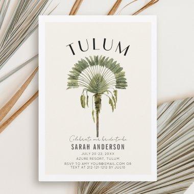 Tulum Palm Tree Bachelorette Weekend Itinerary