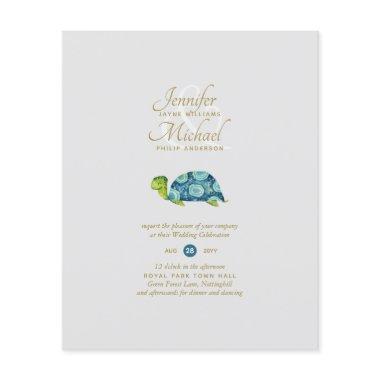 Turquoise Turtle  by Mail or Wedding