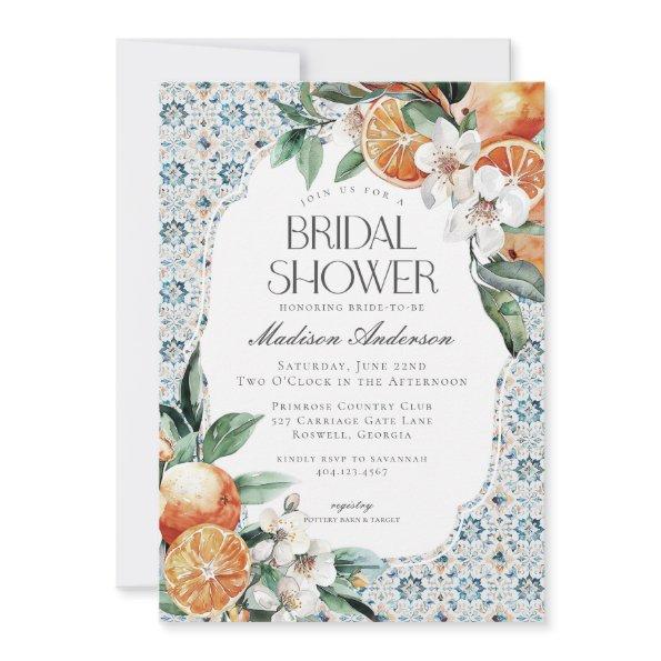 Tuscany Tile Coastal Italian  Invite