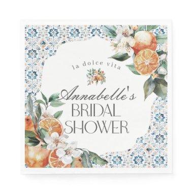 Tuscany Tile Italian  Table Decor Napkins