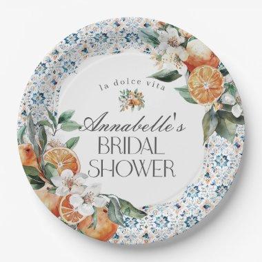 Tuscany Tile Italian  Table Decor Paper Plates