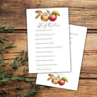 Twenty questions apple fall  game