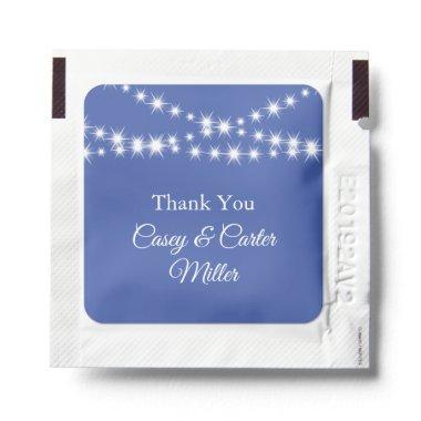 Twinkle Lights Thank You on Blue Hand Sanitizer Packet