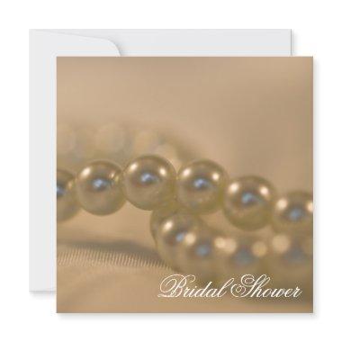 Twisted Pearls Bridal Shower Invitations