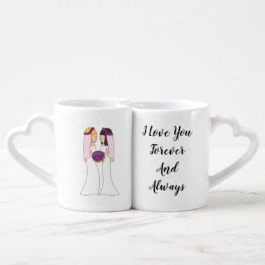 Two Brides Coffee Mug Set