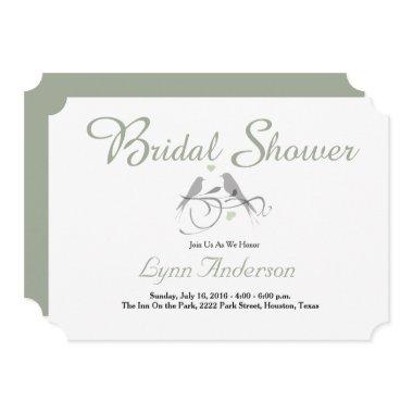 Two Hearts - Bridal Shower Invitations