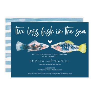 Two Less Fish In The Sea Couples Shower
