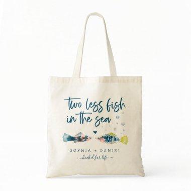 Two Less Fish In The Sea Wedding Favor Tote Bag