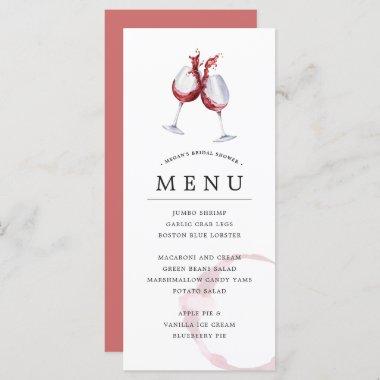 Two Red Wine Style Occassion Celebration Menu