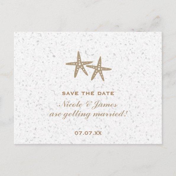 Two Starfish Beach Wedding Save The Date Invitations