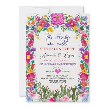Tying The Knot Mexican Floral Engagement Fiesta