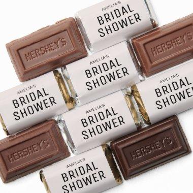 Typography Nutrition Facts Custom  He Hershey's Miniatures