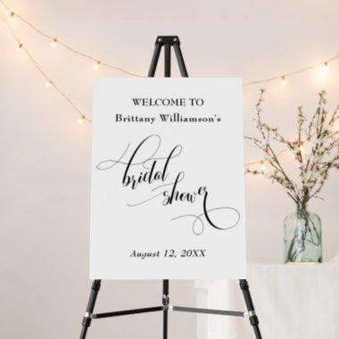 Typography Simple Welcome to Bridal Shower Foam Board