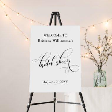Typography Simple Welcome to Bridal Shower Foam Board