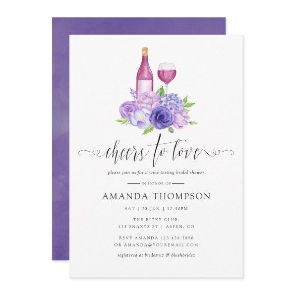 Ultra Violet Floral  Wine Tasting