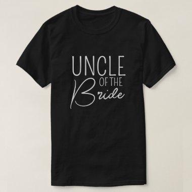 Uncle of The Bride - Matching Family Wedding T-Shirt