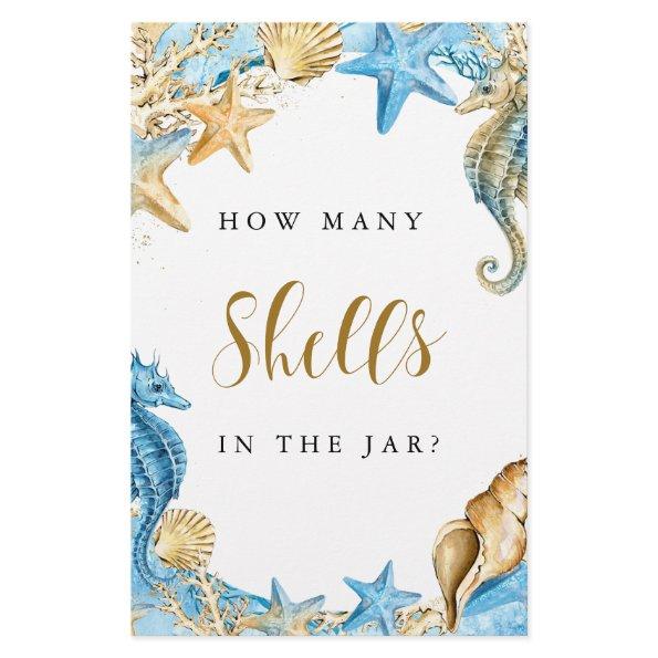 Under the Sea | How Many Shells in the Jar Game