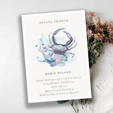 Underwater Crab Coral Costal  Invite