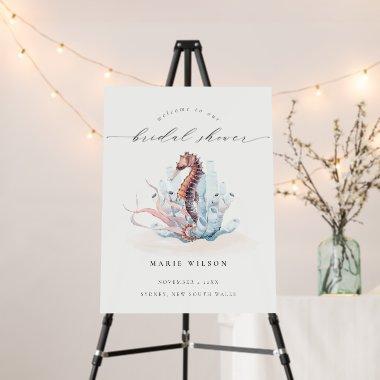 Underwater Seahorse Seaweed  Welcome Foam Board