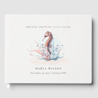 Underwater Seahorse Seaweed Coral  Guest Book