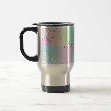 Unicorn Holographic Glitter Travel Mug