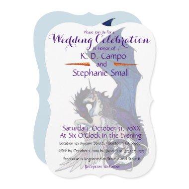 Unicorn Wedding Celebration  Dragon Red