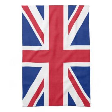 Union Jack British England Tea Kitchen Towel