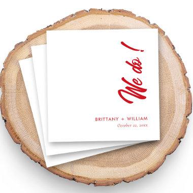 Unique Personalized Wedding Cocktail Napkins