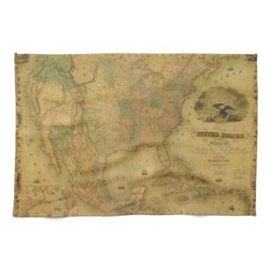 United States Map Kitchen Towel