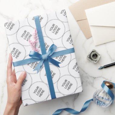 Upload Your Own Photo or Business Logo Promotional Wrapping Paper