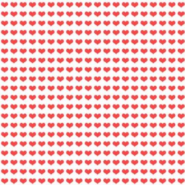 Valentine's Day Red Heart Patterns Cute Cool 2022 Sticker