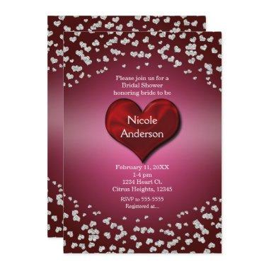 Valentine's Event Birthday Party Silver Hearts