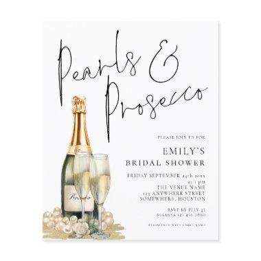 Value Pearls Prosecco Glass  Invite Flyer