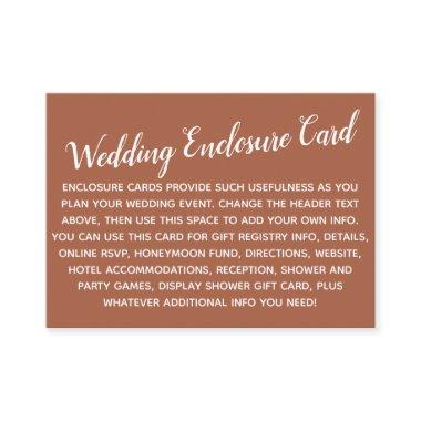 Versatile Custom Simple DIY Wedding Terracotta Enclosure