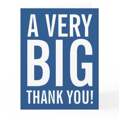 Very big oversized Thank You greeting