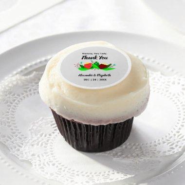 Very Tasty Wedding Flowers Edible Frosting Rounds