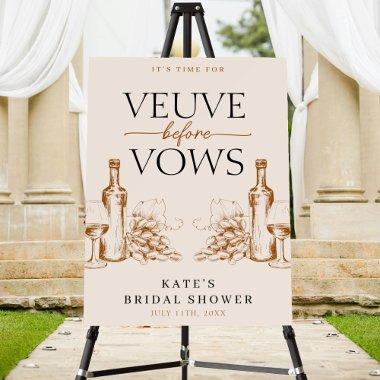 Veuve Before Vows Tan Brown  Foam Board