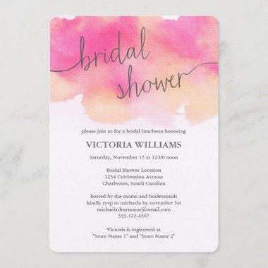 Vibrant Dreams Bridal Shower Invitations