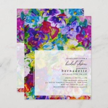 Vibrant, Hand Painted Floral Bridal Shower