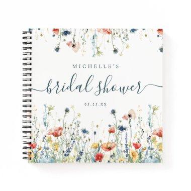 Vibrant Wildflower  Guest Book