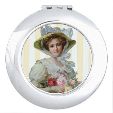 Victorian Lady Compact Mirror