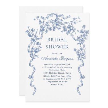 Victorian Ornate Grace Dusty Blue