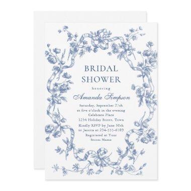 Victorian Ornate Grace Dusty Blue