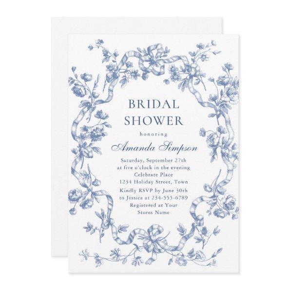 Victorian Ornate Grace Dusty Blue