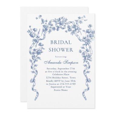 Victorian Ornate Grace Dusty Blue