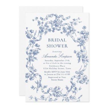 Victorian Ornate Grace Dusty Blue