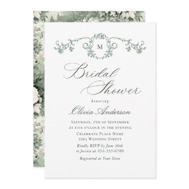 Victorian Ornate Grace Sage Green