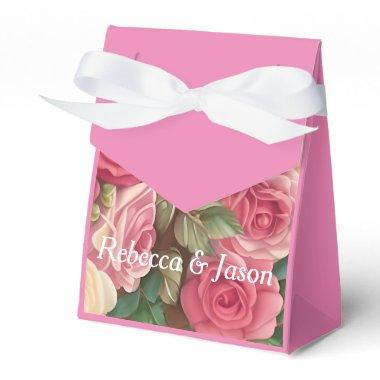 Victorian Rose Garden - Wedding Bouquet Favor Box